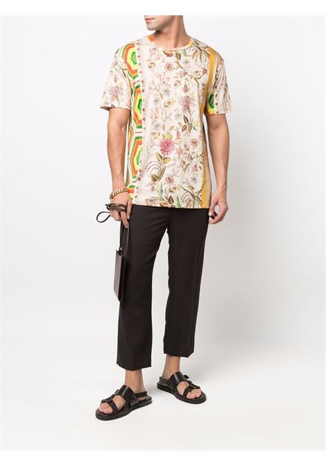 t-shirt manica corta con stampa floreale PIERRE LOUIS MASCIA | T-shirt | FEBO/S11416124581